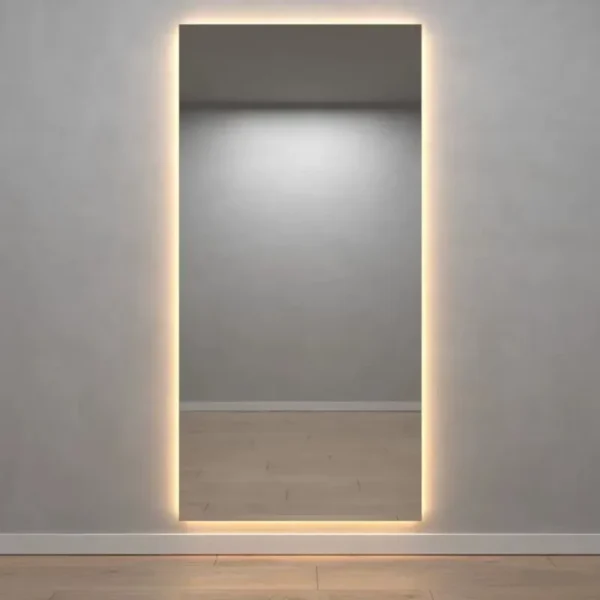 مرايا طولية مميزة مع اضاءة خلفية