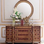 وحدة ادراج لغرفة نوم بتصميم ملكي