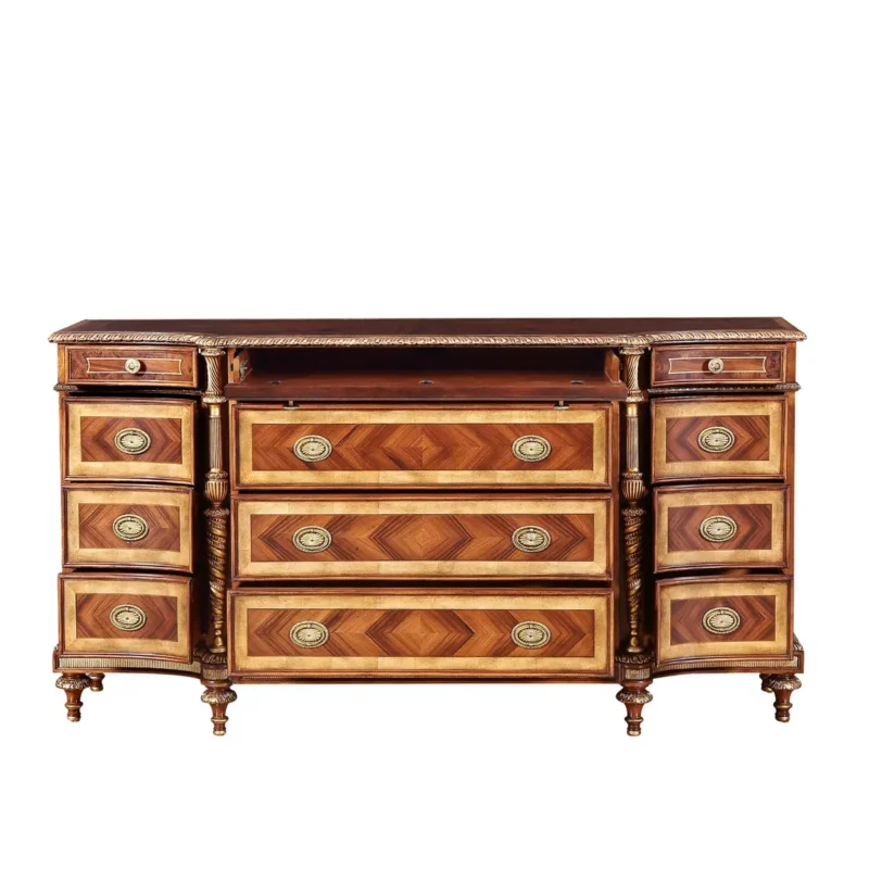 وحدة ادراج لغرفة نوم بتصميم ملكي 