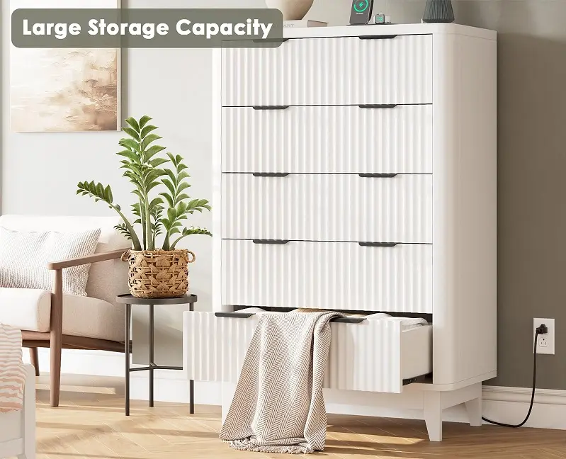 وحدة ادراج ذكية لغرفة النوم 