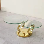 طاولة قهوة دائرية مزدوجة مميزة - Image 6