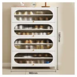 خزانة أحذية خشب عملية لتنظيم المدخل والمساحات الداخلية