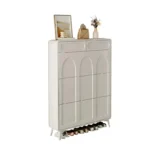 خزانة أحذية رفيعة متعددة الطبقات للمدخل