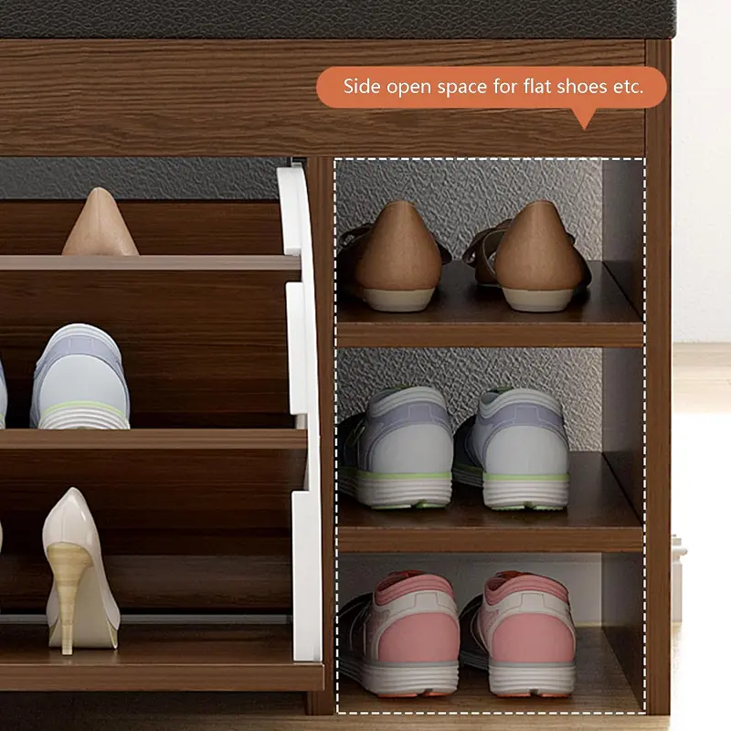 خزانة أحذية للمدخل بتنظيم عملي