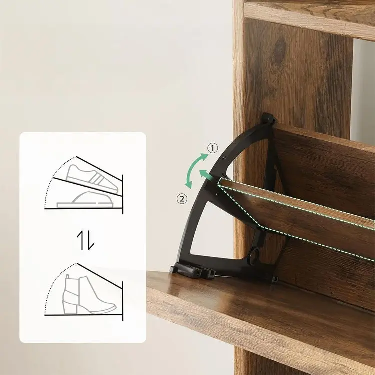 حزانة احذية عصرية بتصميم عتيق 