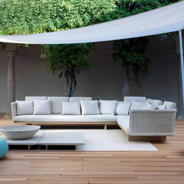 كنب زاوية للجلسات الخارجية