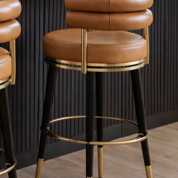 كرسي بار مرتفع دوار 360 درجة مودرن